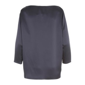 [해외배송] 지안루카카페놀로 새틴 셔츠 21IT582.500 696 NAVY BLUE