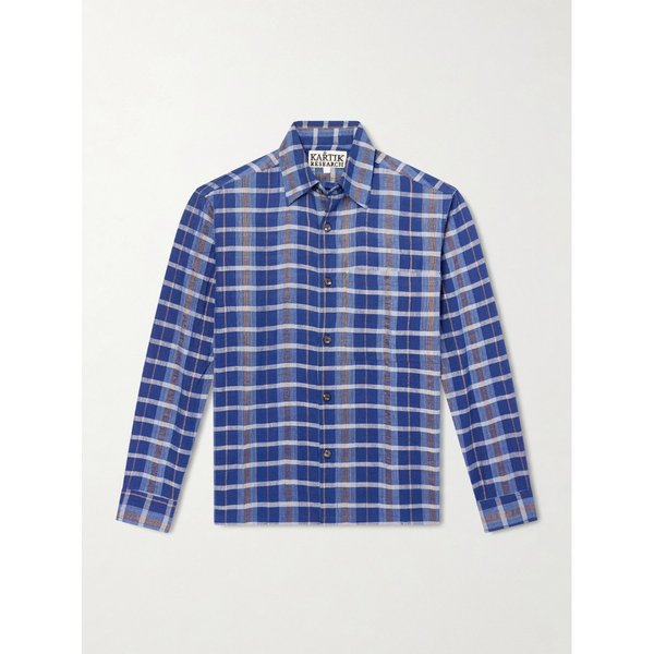 카틱 리서치 파타두이 체크 코튼 셔츠 46376663162975413