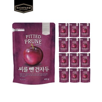 리치팜너트 씨를뺀건자두 400g x 13봉 건과일 건자두