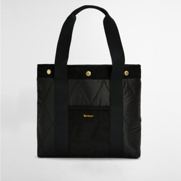 바버 [25FW] 블랙 사첼/토트/보스톤 백 (URBA5F302BK)