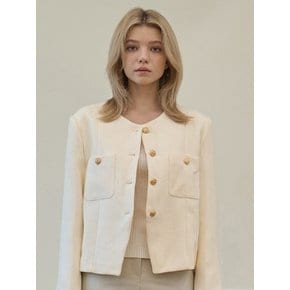 Tweed Jacket_White