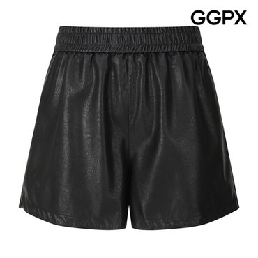 GGPX 레더 밴딩 숏 팬츠 (GP8PT009F)