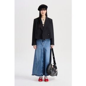 [At Chouette] 폴리혼방 크롭자켓 LQJAX26700
