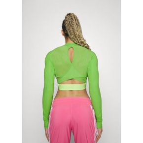 3639528 Adidas HIT - Long sleeved top semi lucid lime