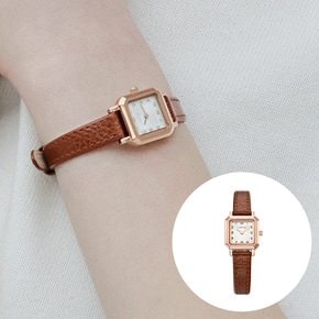 AMICO 스퀘어 가죽 시계 (JWM1LE5BS501RGBR0)