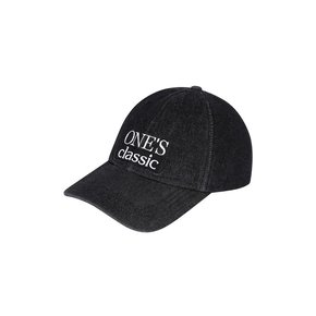 ONE’S classic ball cap (black denim)