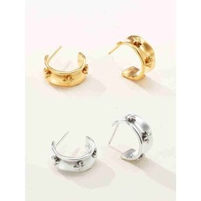 Signature Etoile Embossed Earring