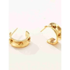 Signature Etoile Embossed Earring