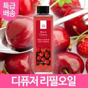 더허브샵 사각 리필오일 120ml (블랙체리)