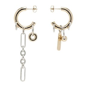 저스틴 클렌퀏 아이리스 이어링 IRIS EARRINGS GOLD PALLADIUM