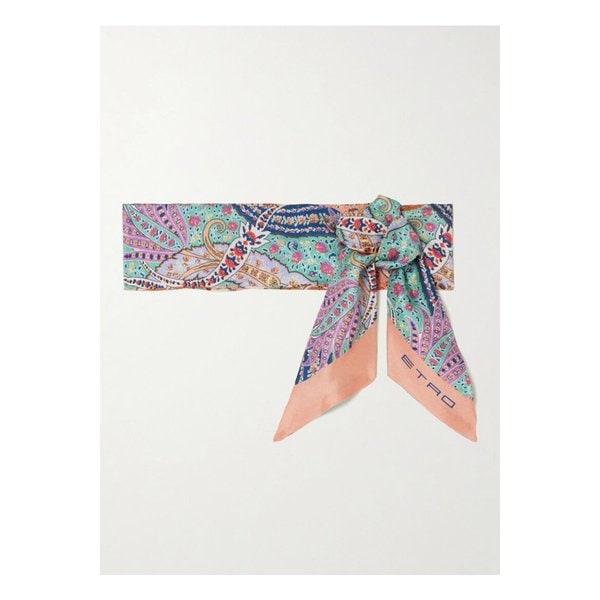 페이즐리 프린트 울 캐시미어 실크 혼방 스카프 멀티컬러 1647597359019616