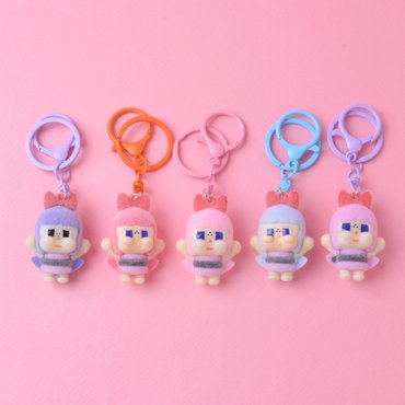 메르시밴드 크라잉베이비 후로킹 소녀 키링 5_color