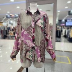 러브앤쇼 플라워 나염 긴팔 셔츠 ocejgsh01