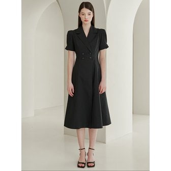 플로움 Double Button Trench Dress - Long (3color)