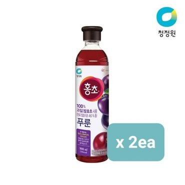 청정원 홍초푸룬900ml(기능성)×2ea