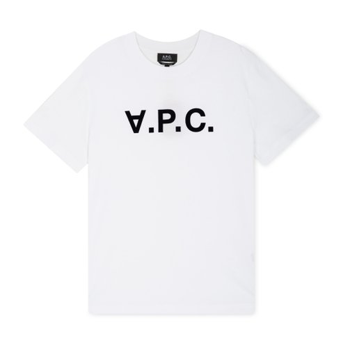 아페쎄 남성 VPC 로고 블랑/다크네이비 반팔티 COHBM M26384 TAE