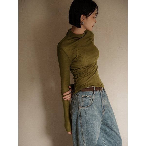 [단독] 프렌티 울 하프넥티(올리브)