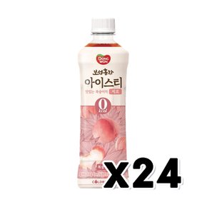 동원 보성홍차 아이스티 제로 복숭아 페트음료 500ml x 24개