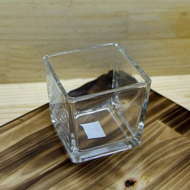 알티피아 인테리어 유리화병 베이직사각 8x8cm