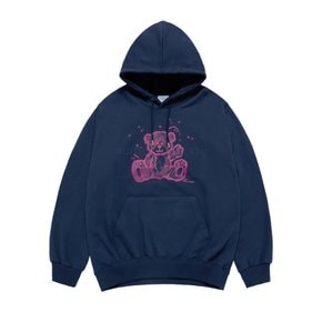 HAND SKETCH BEAR HOODIE 핸드스케치베어 네이비