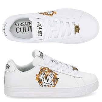 베르사체 [부산점] 로고 위드 바로크 79VA3SK3 ZPB24 003 베르사체 폰도 코트 여성 스니커즈 운동화