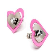 23SS 사프 사푸 이어링 NEON HEART EARRINGS PINK SILVER/PINK