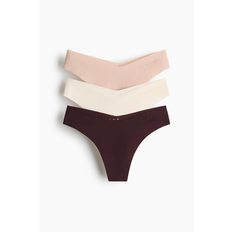 스포츠 Thong 팬티 DryMove™ 3피스 세트 다크 브라운/아이보리/더스티 핑크 1201292019
