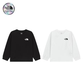 [노스페이스 키즈 공식] 키즈 고 투 긴팔 티 NT7TS01 2종 택1