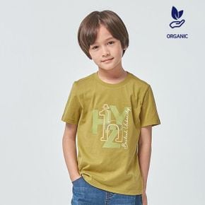 오가닉 그래픽 반팔 티셔츠 HTM01TR05M OV_P380046930