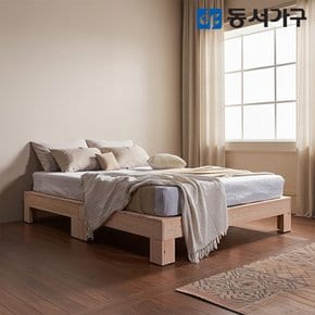 힐링 편백나무 원목 슈퍼싱글 SS 침대 (매트미포함) DF638419