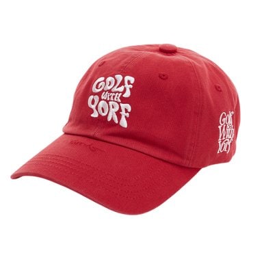 욜프 6 PANEL CAP CHILL RED 욜프 6패널 캡 칠 레드