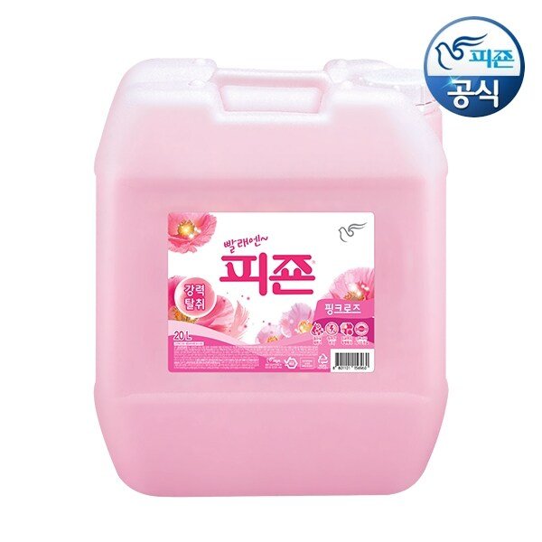 대용량 섬유유연제 핑크로즈 20L 용기
