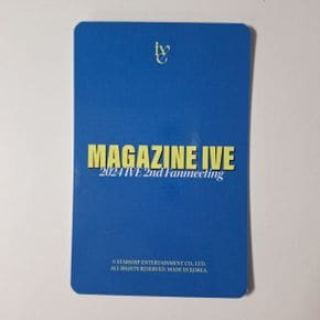 아이브 IVE 2024 2nd 팬미팅 MAGAZINE IVE 공식 트레이딩 포토카드 이서 버전 1 - 한장 선택