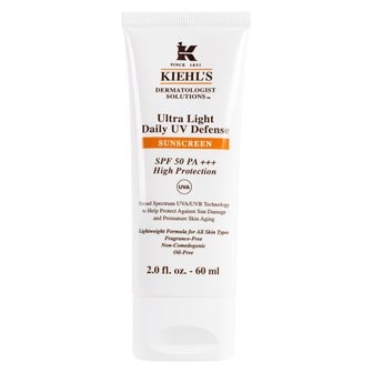  키엘 Kiehls 선크림 울트라라이트 데일리 UV디펜스 SPF50, 60ml