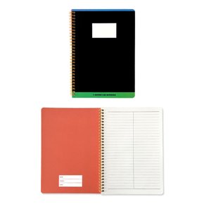 SPRING NOTEBOOK - 2 SECTION LINE
