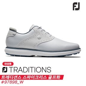 2023 풋조이 FJ 트레디션스 스파이크리스 골프화[97898/W/쿨 화이트블루그레이][10mm작게주문]