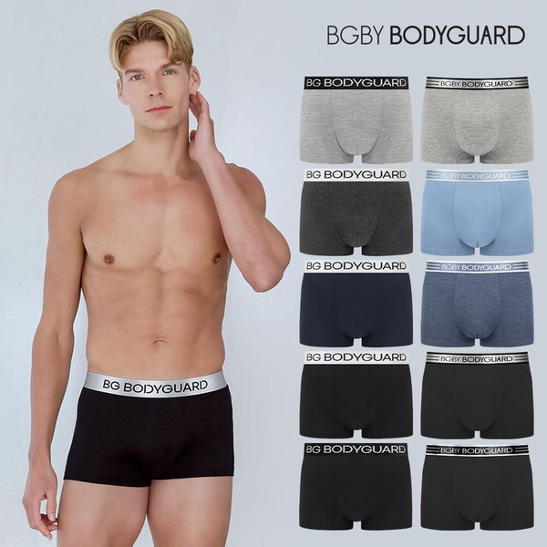 남성 메탈릭밴드 모달 드로즈 5종 세트 빅사이즈(95-120)