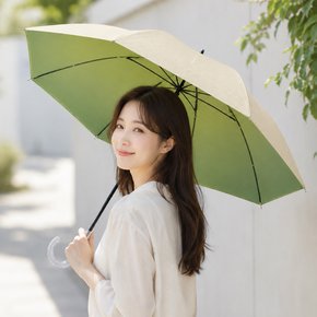 일본우양산 에스타 허니컴 단열 롱 그라데이션 폴딩 장우산 2GPL641