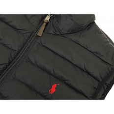 (폴로 랄프 로렌) POLO Ralph Lauren 남성 패커블 안솜 다운 베스트 0101847-L-BLACK []