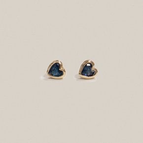 [BEST] 14K PETITE HEART PIERCING  SAPPAHIRE BLUE (2204110500018)