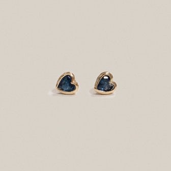 파르테즈 [BEST] 14K PETITE HEART PIERCING  SAPPAHIRE BLUE (2204110500018)