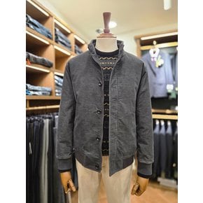 [여주점] 코오롱 브렌우드 남성 셀렉션 니트 배색 몰스킨 블루종 BRUAW25861GYD KHL