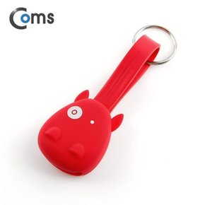 [ITA989] Coms 라이트닝케이블 2in1 iPhone 8P, Red