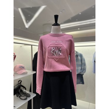 ZOOC 컬러 블록 레터링 니트 Z251KSK005