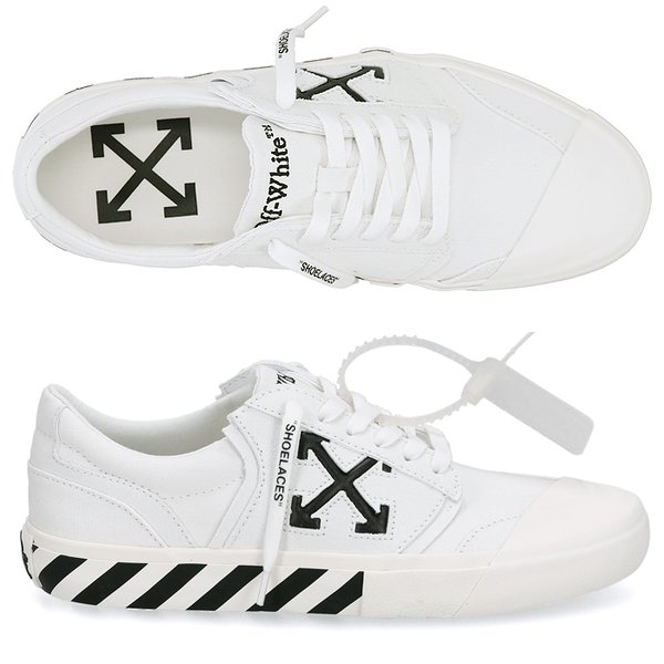 [부산점] 시그니처 로고 OMIA2A2F25FAB001 0110 오프화이트 VULC UNDERCUT 벌크 언더컷 스니커즈 운동화