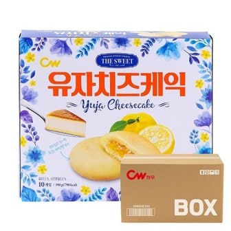  청우 유자 치즈케익 190g 10입