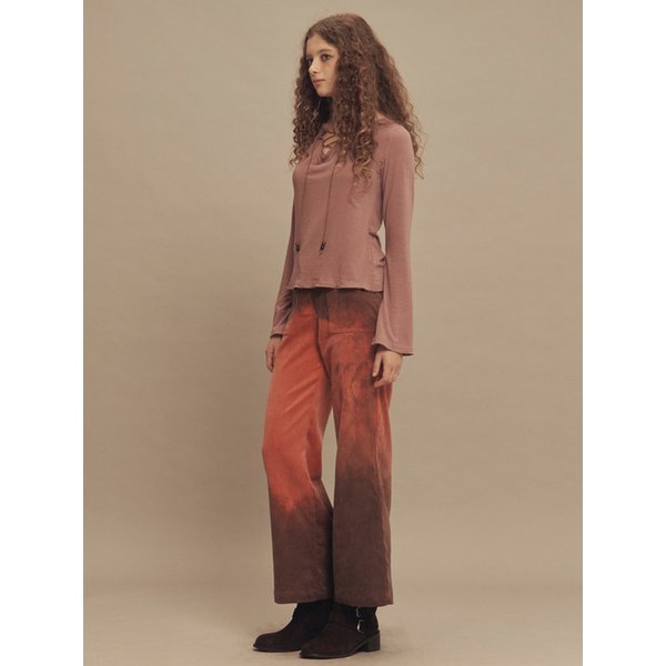 빈티지 페이드 코듀로이 팬츠 오렌지