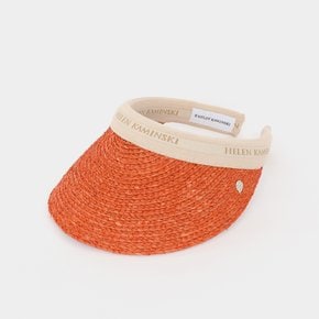 아이코닉 라피아 비앙카 썬바이저 여성 썬캡 HAT50265 SUNSET NATURAL LOGO