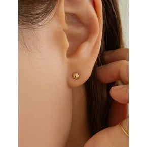 14k 미니 하프 볼 스터드 귀걸이 (14k골드) LFE37