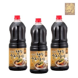  청수 우동다시 1.8L 4개 / 대용량 식자재 참치액 국물